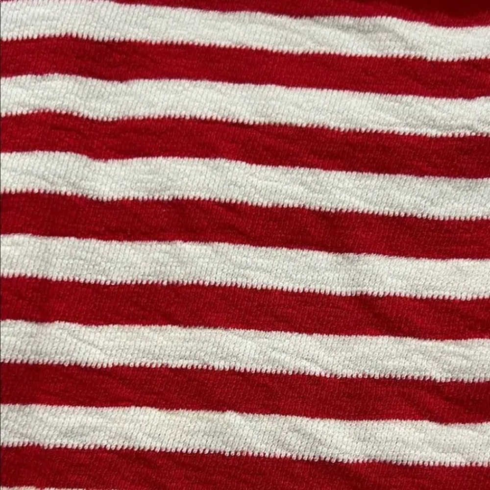 Universal Thread Red & white striped long sleeve tee -XL 100% cotton - Picture 3 of 3